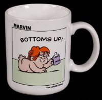 Marvin Bottoms Up Tom Armstrong Coffee Mug